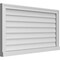 Ekena Millwork Vertical Surface Mount PVC Gable Vent w/ 2"W x 2"H , Brickmould Sill Frame, 40"W x 22"H GVPVE40X2203SN - alternate 2